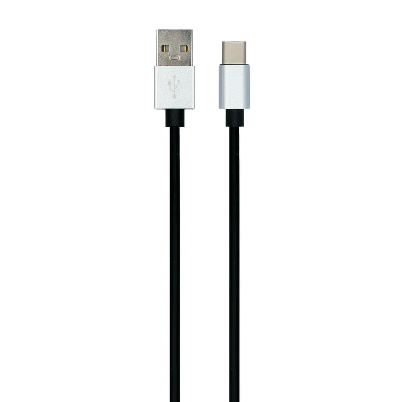 Carpoint Laadkabel USB naar USB-C Zwart 1m