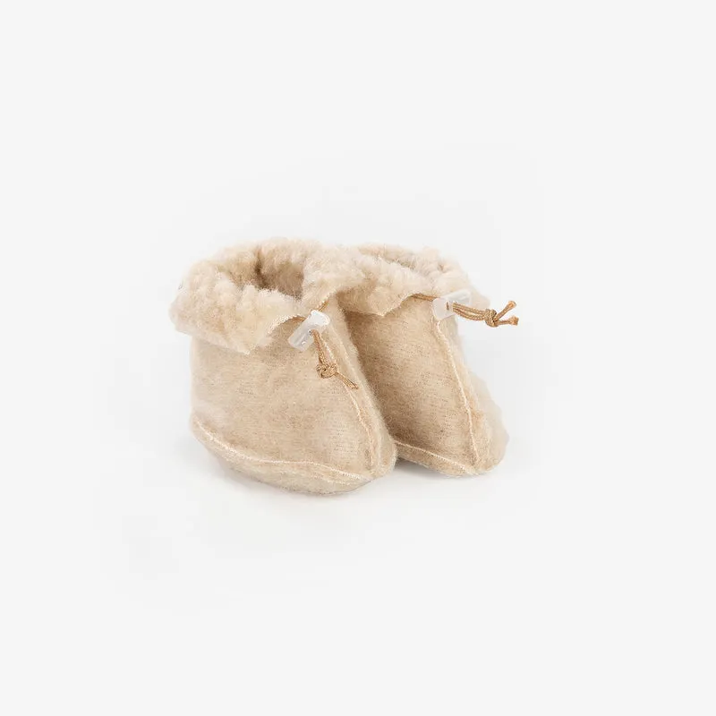 Baby sloffen - Merinowol