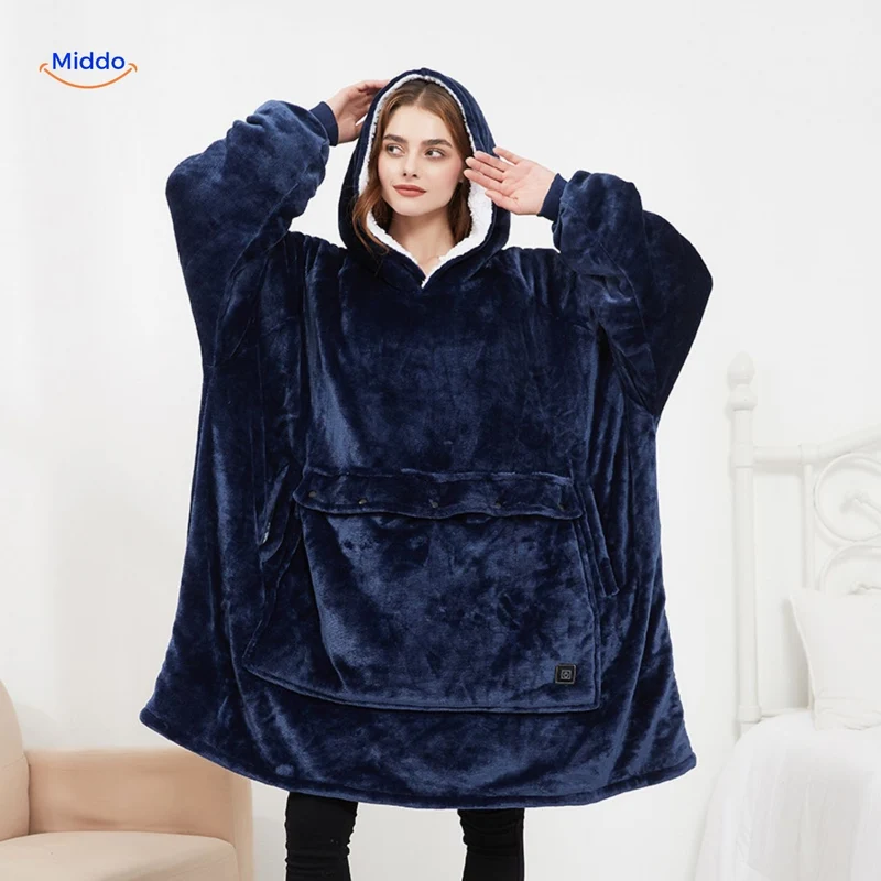 HeatCozy™ Plus | 3-Zone Elektrisch Verwarmd Trui, USB Oplaadbaar