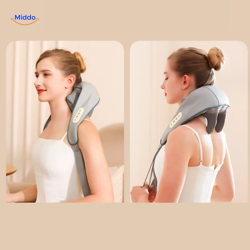 RelaxPro™ Massageapparaat | Ontspan Nek, Schouders, Rug en Taille