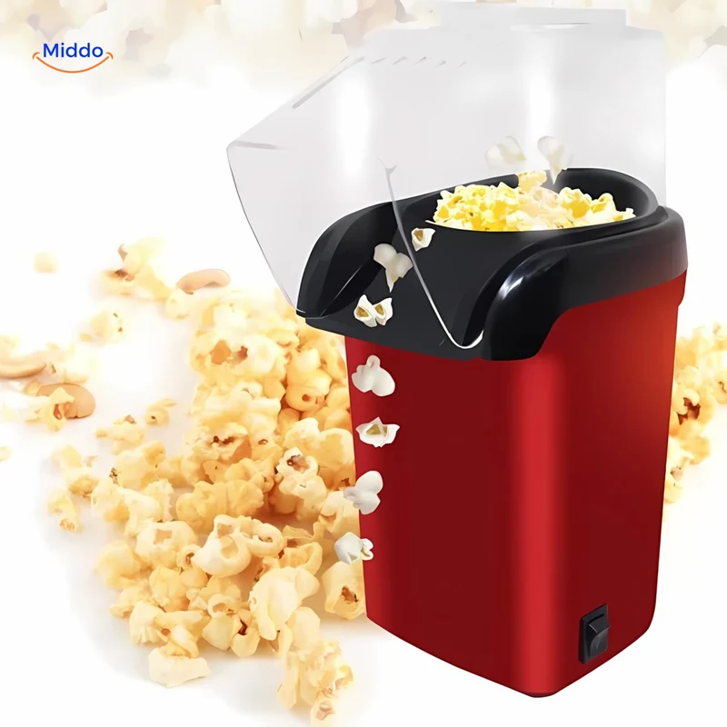 PopPro™ Mini Elektrische Popcornmaker – Verse popcorn in minuten!