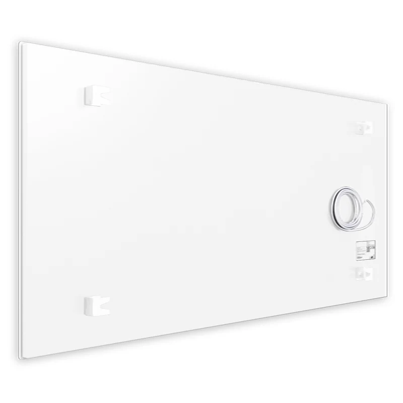 Ecaros Infrarood paneel wit satijn glas- 1000 Watt