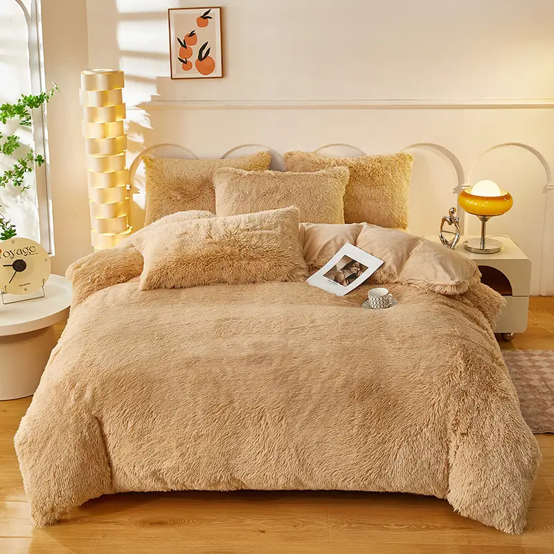 Teddy Fluffy Fleece Beddengoed Set | Warm & Extra Zacht