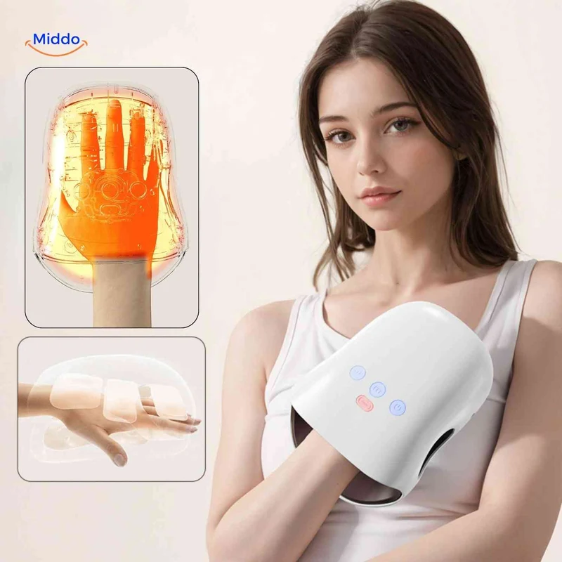 Palmex™ Hand Massager | Luchtkussen, Verwarming & Gewrichtsverlichting