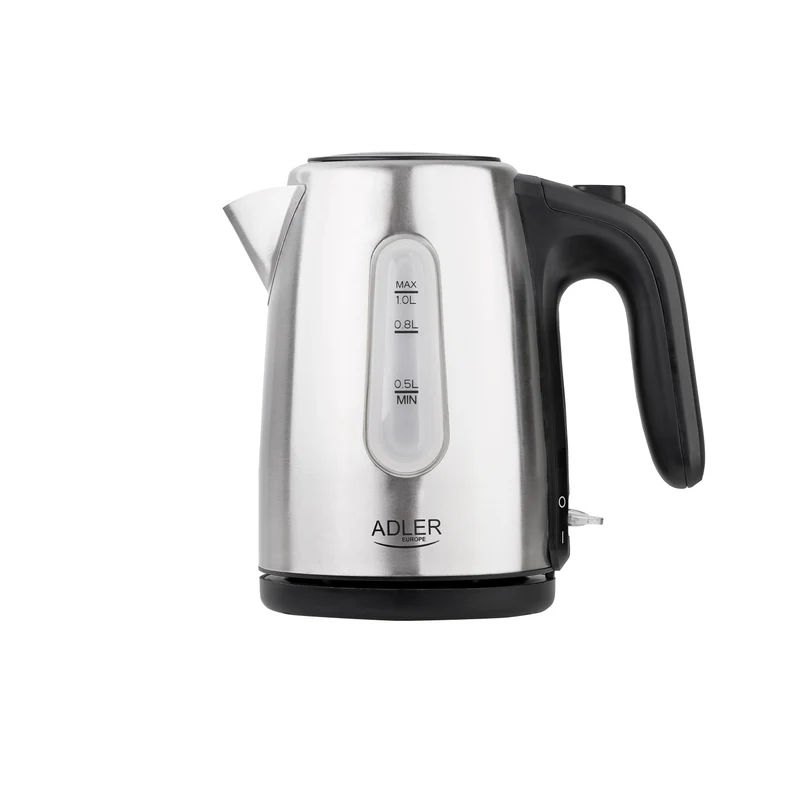 Adler AD 1273 Kleine waterkoker 1 Liter 1200W – RVS Waterkoker – Compact – Inox