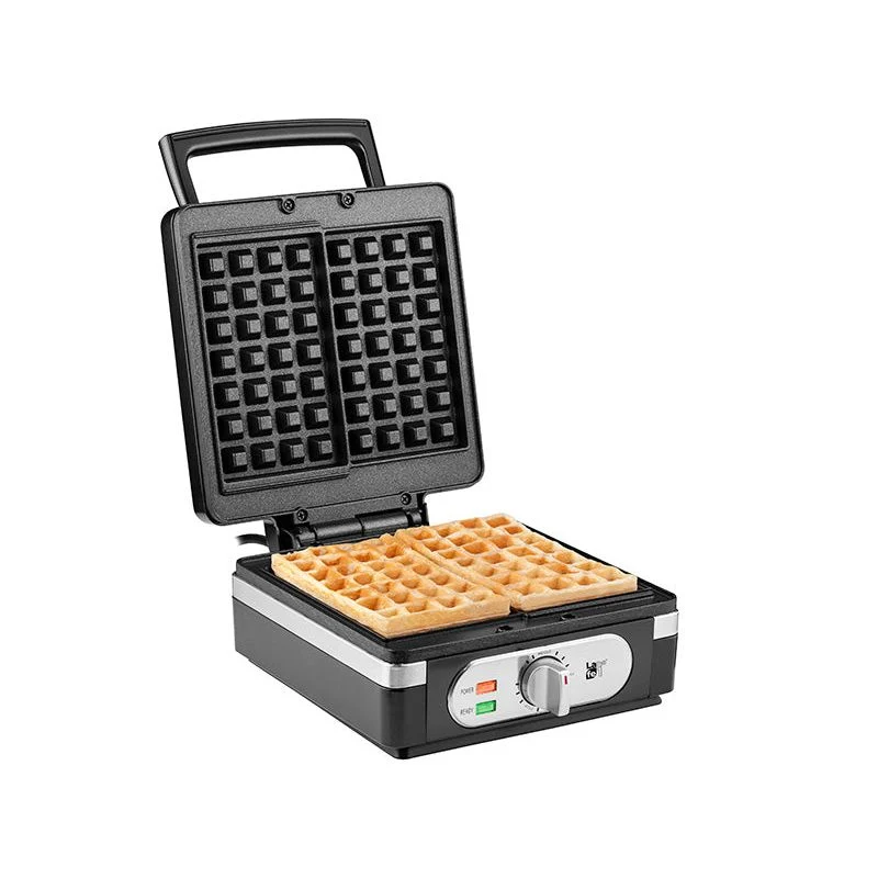 Lafe GFB-003 Wafelijzer – Professioneel 1400W – Voor 2 Brusselse Wafels – Non-Stick Coating – Thermostaat – Koelblijvend Handvat