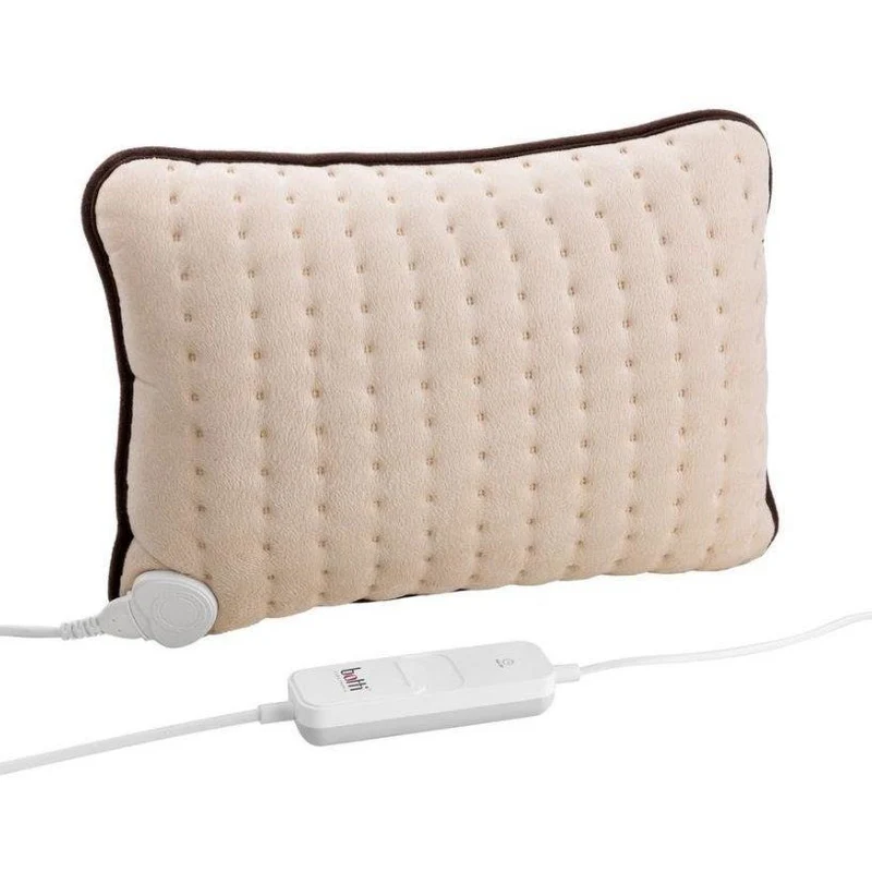 Botti Medic Series Reni verwarmingskussen – 100W – 3 warmtestanden – Beige fleece – Veilig & comfortabel