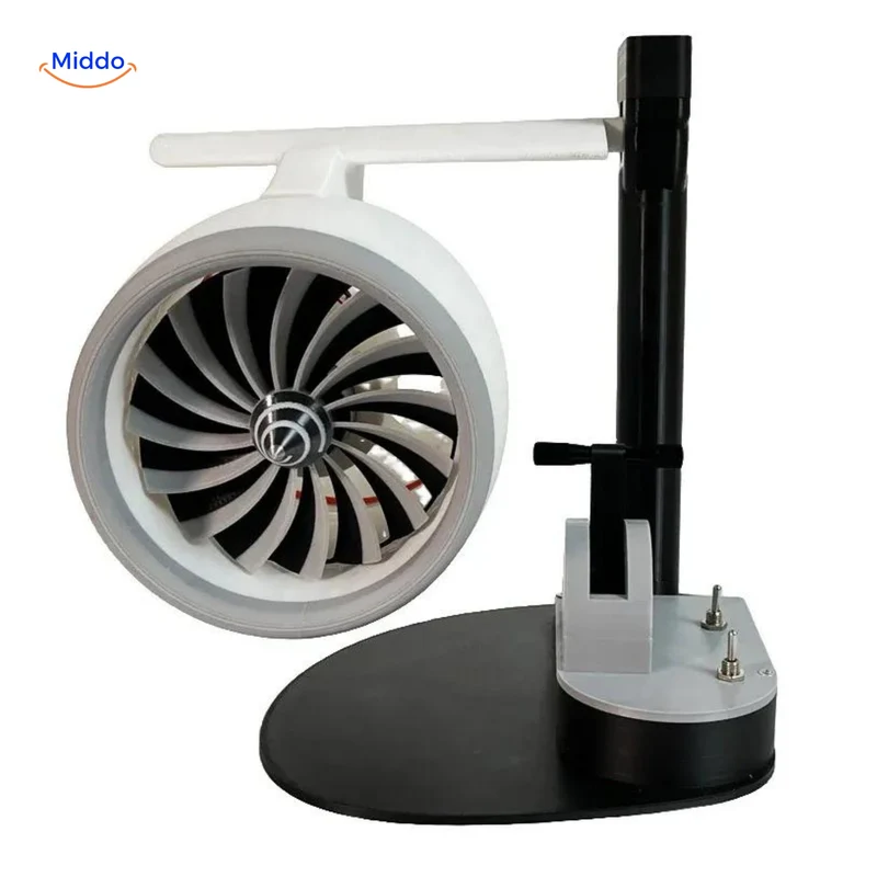 Jetfan™ | Ingenieus Handgemaakte Desktop Turbofan Met Luchtbevochtiger En Staartvlam