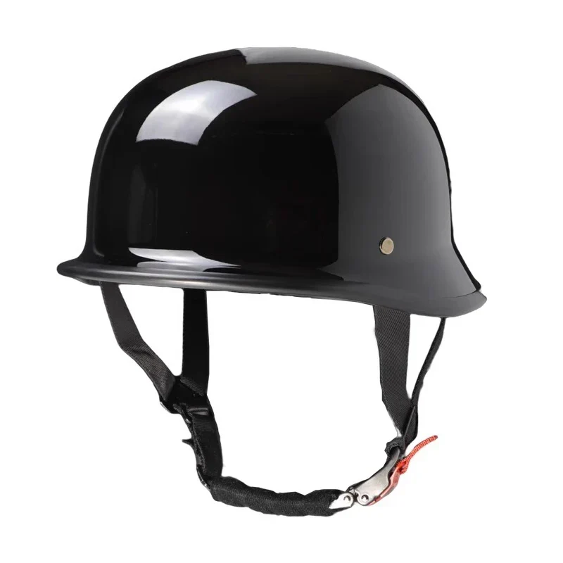 Halve Motorhelm – Retro scooterhelm met lichtgewicht design en verstelbare sluiting