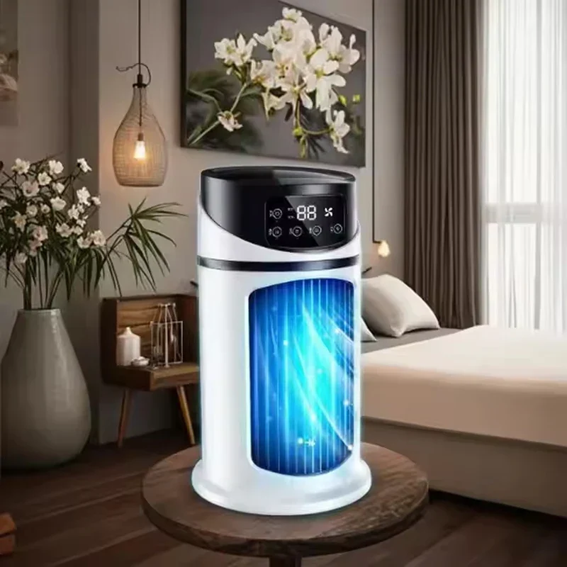 Luchtkoeler Mini – Compacte aircooler met waterreservoir, timer en stille werking