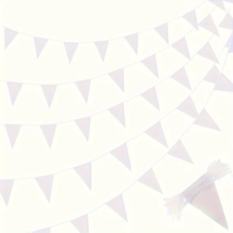 Vlaggenlijn – Driehoekige feestvlaggen voor binnen en buiten