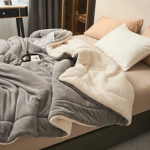 Verwarmde Plaid – Zachte Fleece – Dubbele Laag – Voor Comfort en Warmte