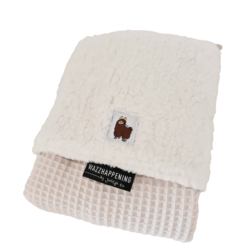 Babydekentje Teddy - wafel - teddy - zacht - in 30 kleuren