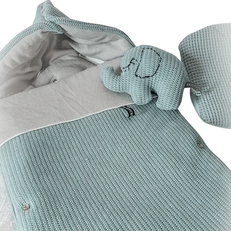 Voetenzak Mateo - luxe gebreide stoffen - in 5 kleuren