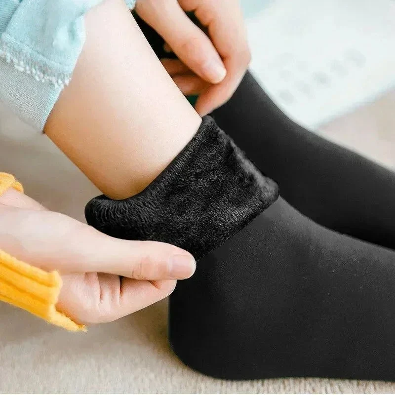Verwarmde Sokken Voetenwarmer – Zachte Pluche – Set van 4 – Voor Extra Comfort
