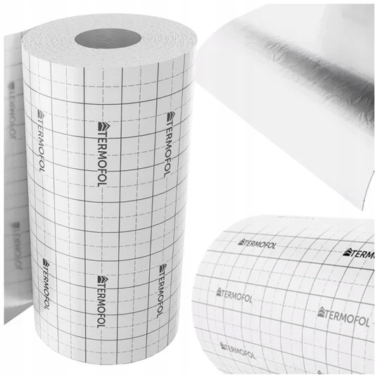 TERMOFOL TF-PI-5MM Isolatiemat – 5 mm isolatie voor elektrische vloerverwarming
