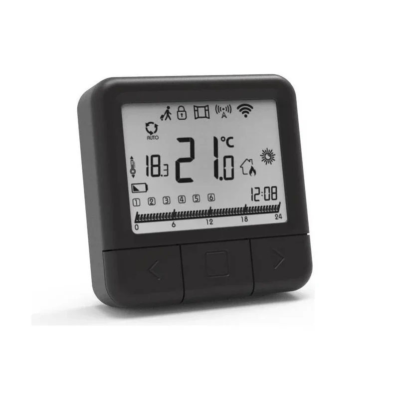 Inngenso WiFi V2 Thermostaat Zwart