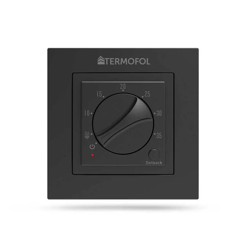 Termofol thermostaat TF-H3-BLACK Zwart