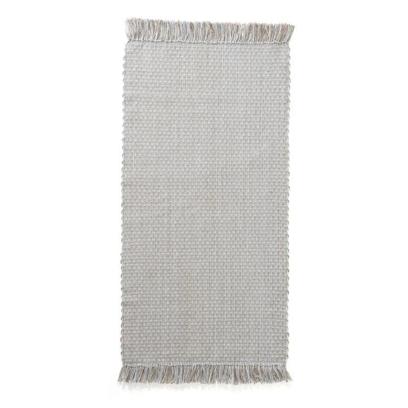 Kid's Concept Vloerkleed Katoen,Jute Blauw/Grijs 70x140cm