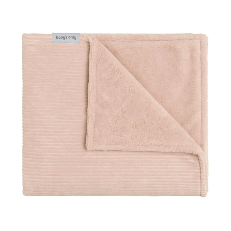 Baby's Only Wiegdeken 70X95Cm Teddy Sense Peach