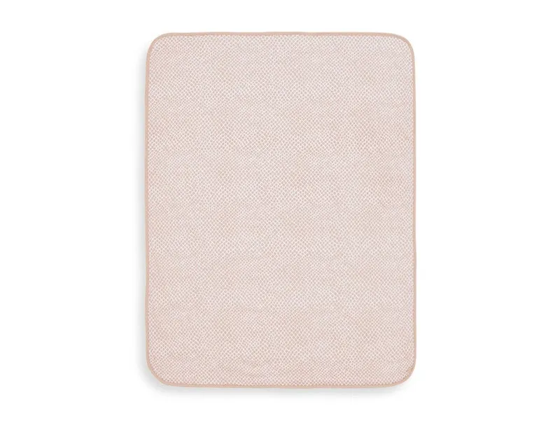 Jollein Wiegdeken Jersey Snake Pale Pink 75x100cm