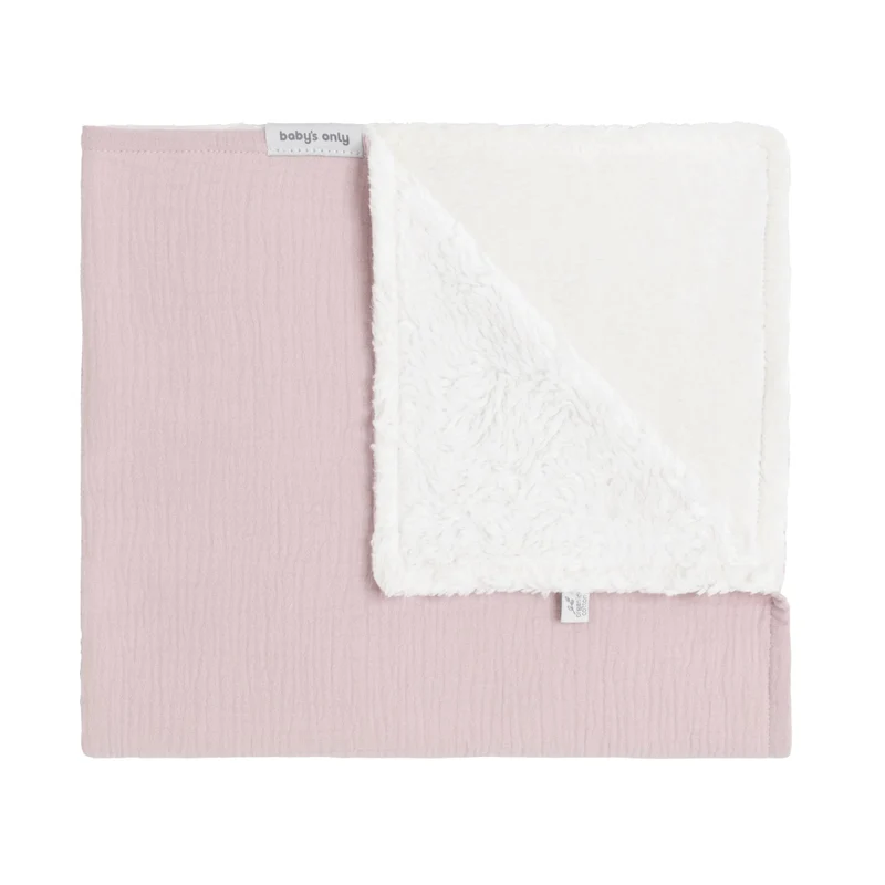 Baby's Only Ledikantdeken Teddy Fresh Oud Roze