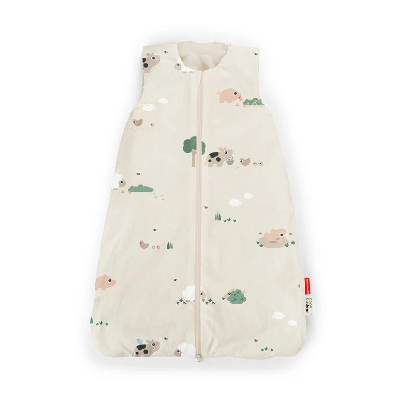 Done by Deer Slaapzak Baby Zomer Tiny Farm 90Cm Tog 2.5