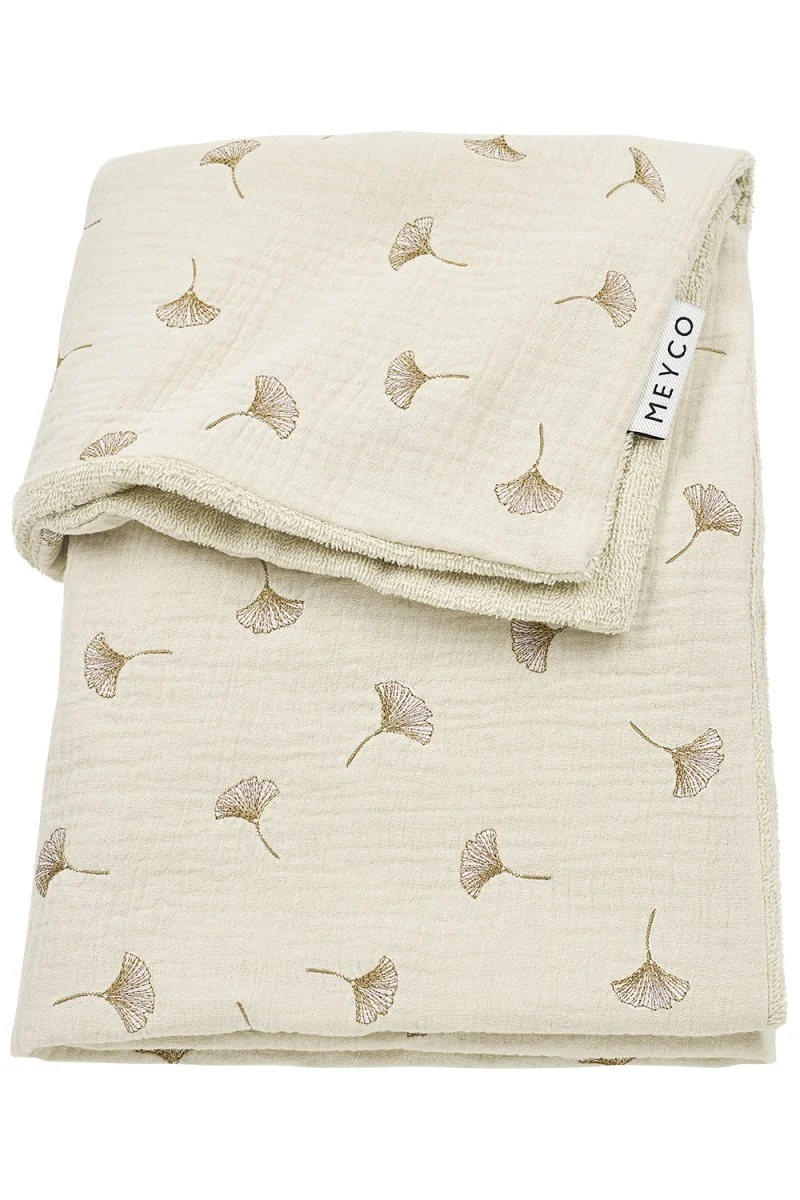 Meyco Wiegdeken Ginkgo Soft Sand 75X100Cm