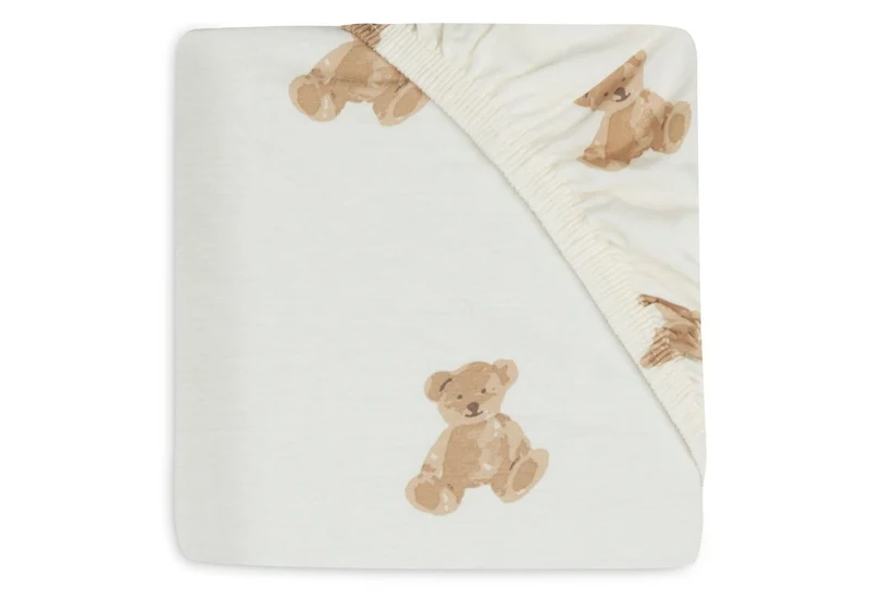 Jollein Hoeslaken Peuter Jersey Teddy Bear 70/75 X 140/150 Cm