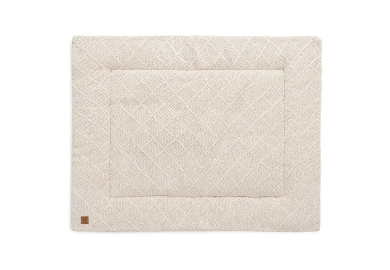 Jollein Boxkleed Check Knit Oatmeal 75 X 95 Cm