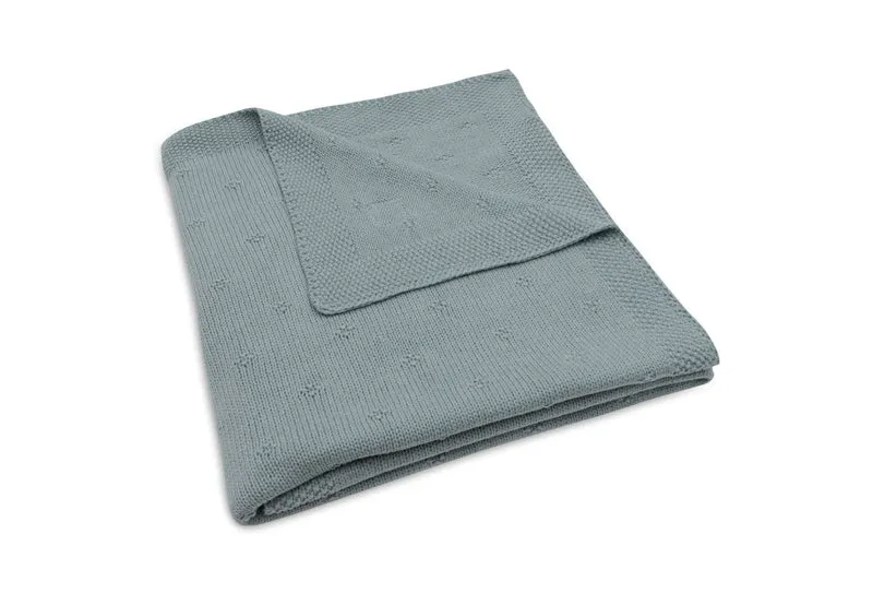 Jollein Ledikantdeken Cosy Knit Sea Green 100 X 150 Cm