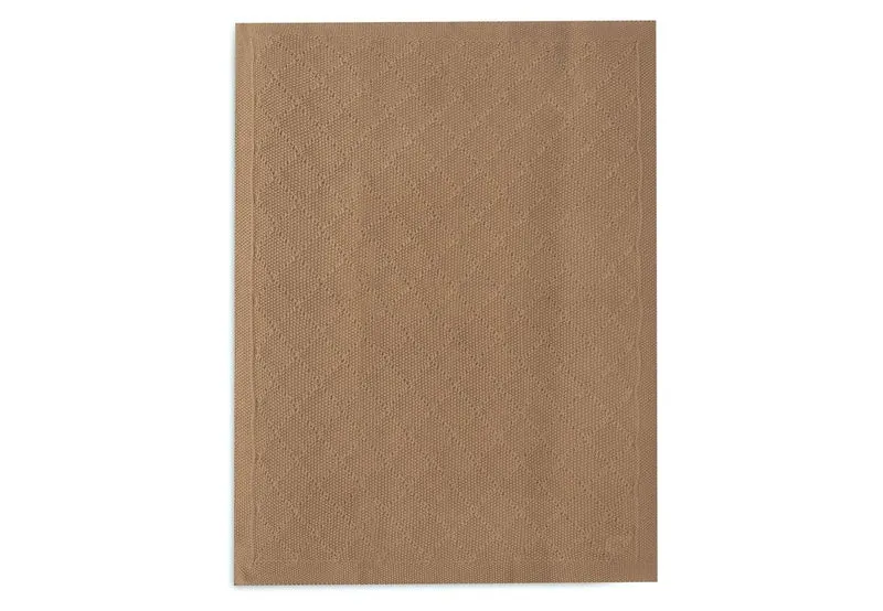 Jollein Ledikantdeken Check Knit Biscuit 100 X 150 Cm