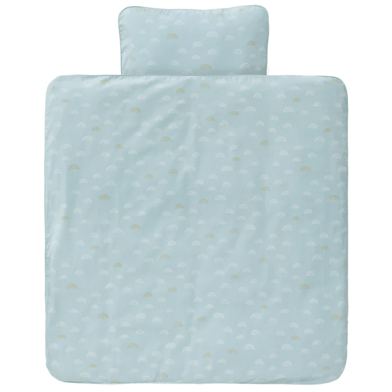 Fresk Dekbedovertrek Rainbow Ether Blue 80x80cm
