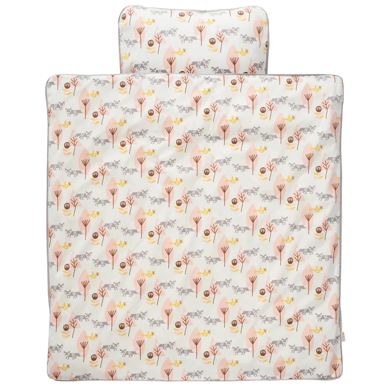 Fresk Dekbedovertrek Fox Pink 80x80cm