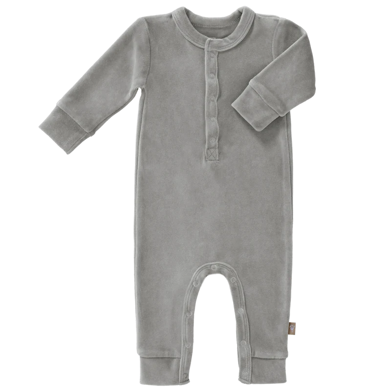 Fresk Baby Pyjama Velours Paloma Grey