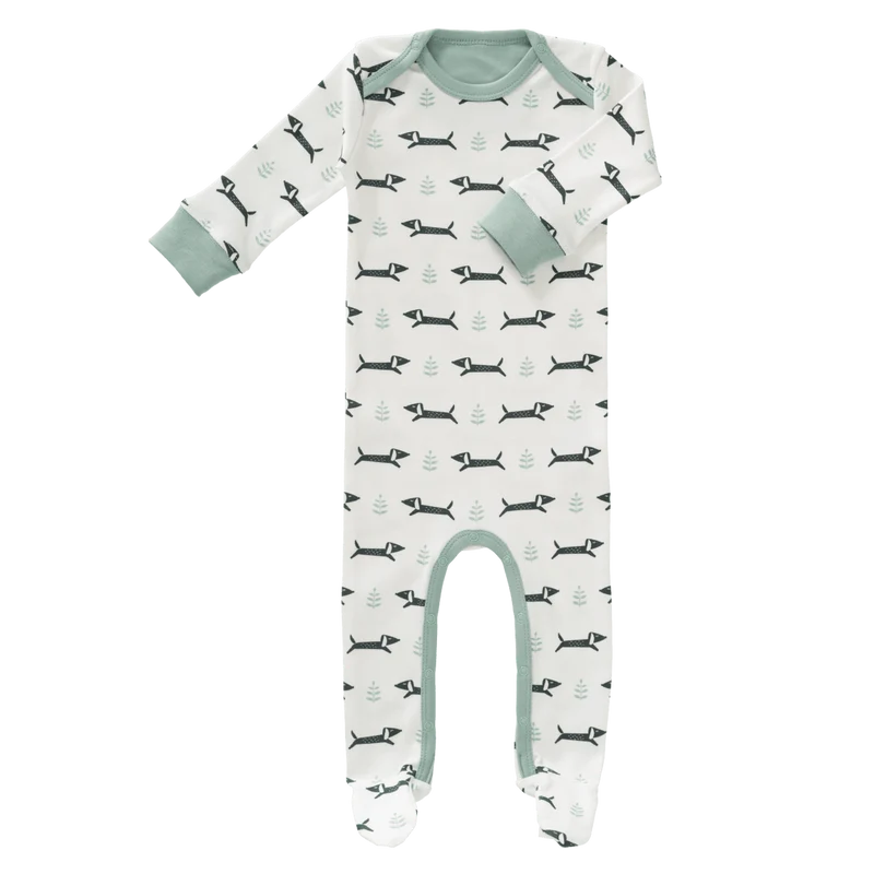 Fresk Baby Pyjama Met Voet Dachsy
