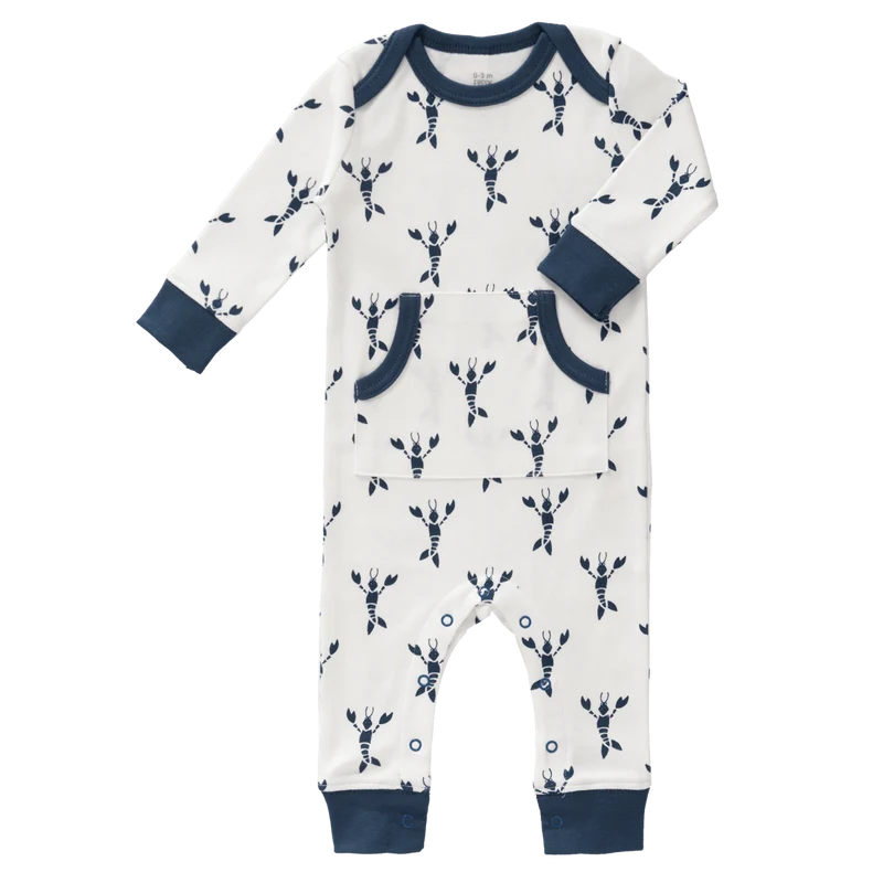 Fresk Baby Pyjama Zonder Voet Lobster Indigo Blue