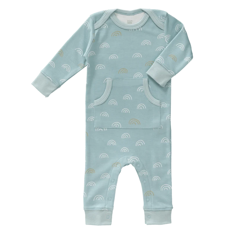Fresk Baby Pyjama Zonder Voet Rainbow Ether Blue