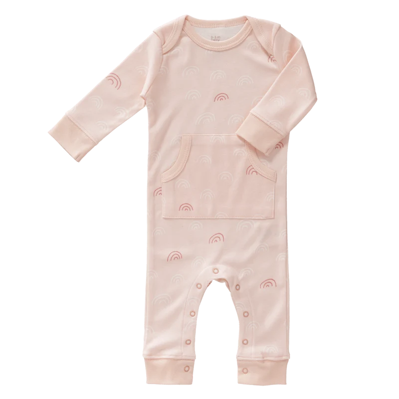 Fresk Baby Pyjama Zonder Voet Rainbow Chintz Rose