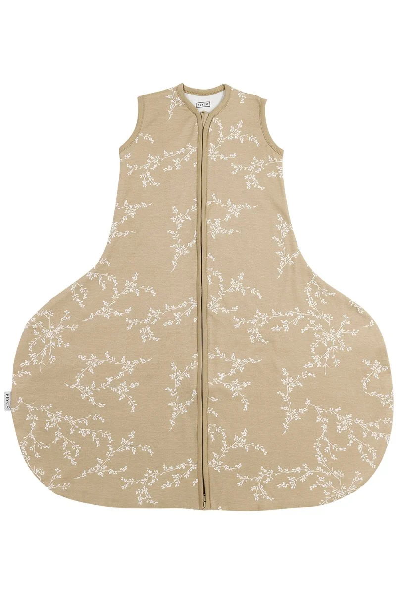 Meyco Slaapzak Baby Branches Heupdysplasie Sand