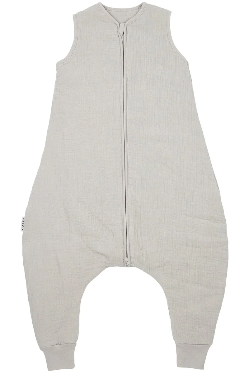 Meyco Baby Uni Baby Winter Slaapoverall Jumper Pre-Washed Hydrofiel Greige