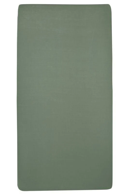 Meyco Hoeslaken Jersey 70X140/150 Forest Green
