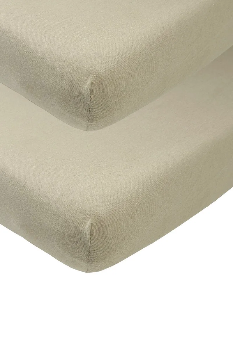 Meyco Hoeslaken Jersey 2St 50X90 Taupe