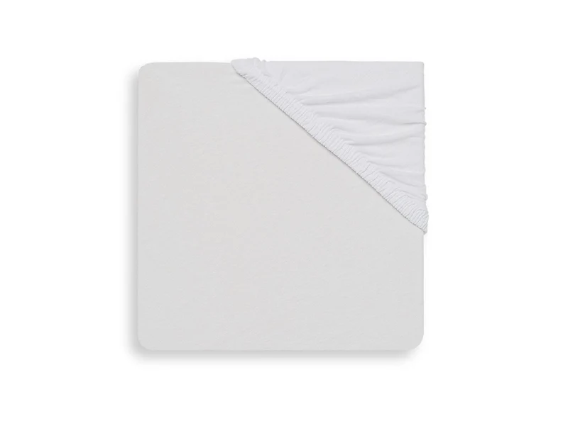 Jollein Hoeslaken Jersey Wit 40x90cm