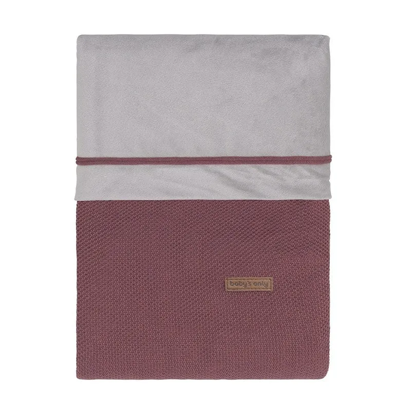 Baby's Only Dekbedovertrek Classic Stone Red 100x135cm