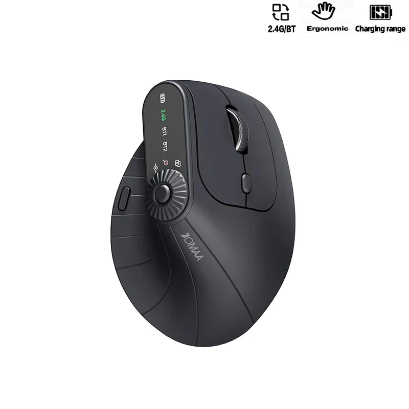 Ergomiq – Verticale muis Bluetooth 5.1 & oplaadbaar – ergonomisch ontwerp