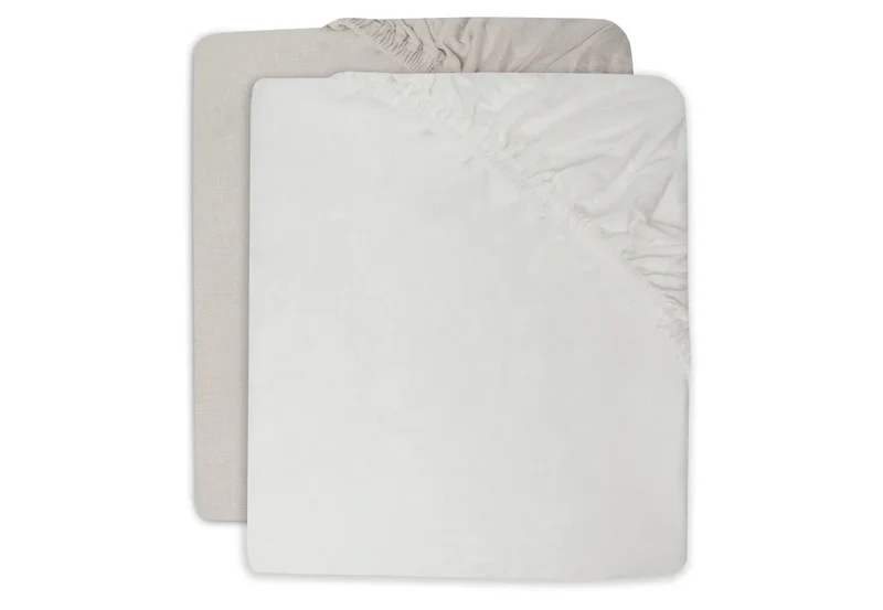 Jollein Hoeslaken Wieg Jersey 60X120Cm 2St