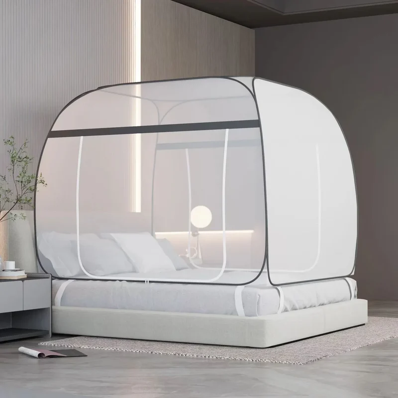 Nuvella – Muggennet sterrengrijs zonder installatie – binnen & buiten