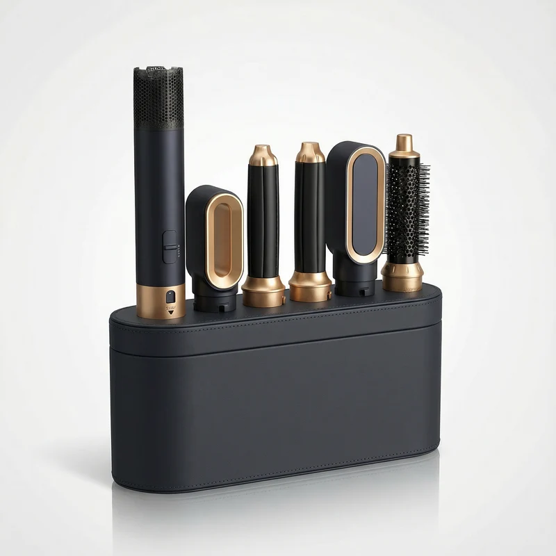 5-in-1 Föhnborstel – Airstyler met 5 Opzetstukken & Ionische Technologie