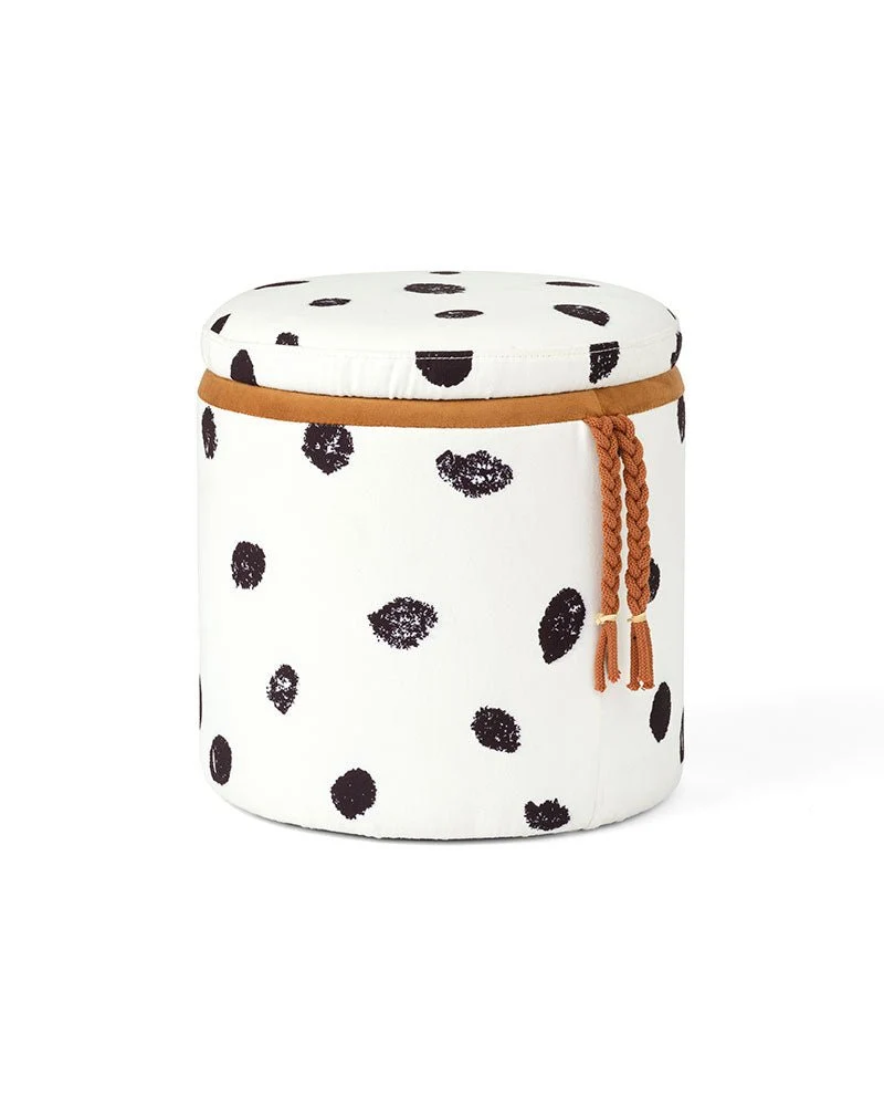 Kid's Concept Poef Pippi Met Opbergruimte